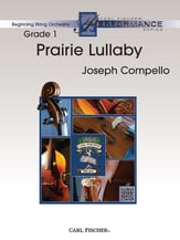 Prairie Lullaby Orchestra sheet music cover
